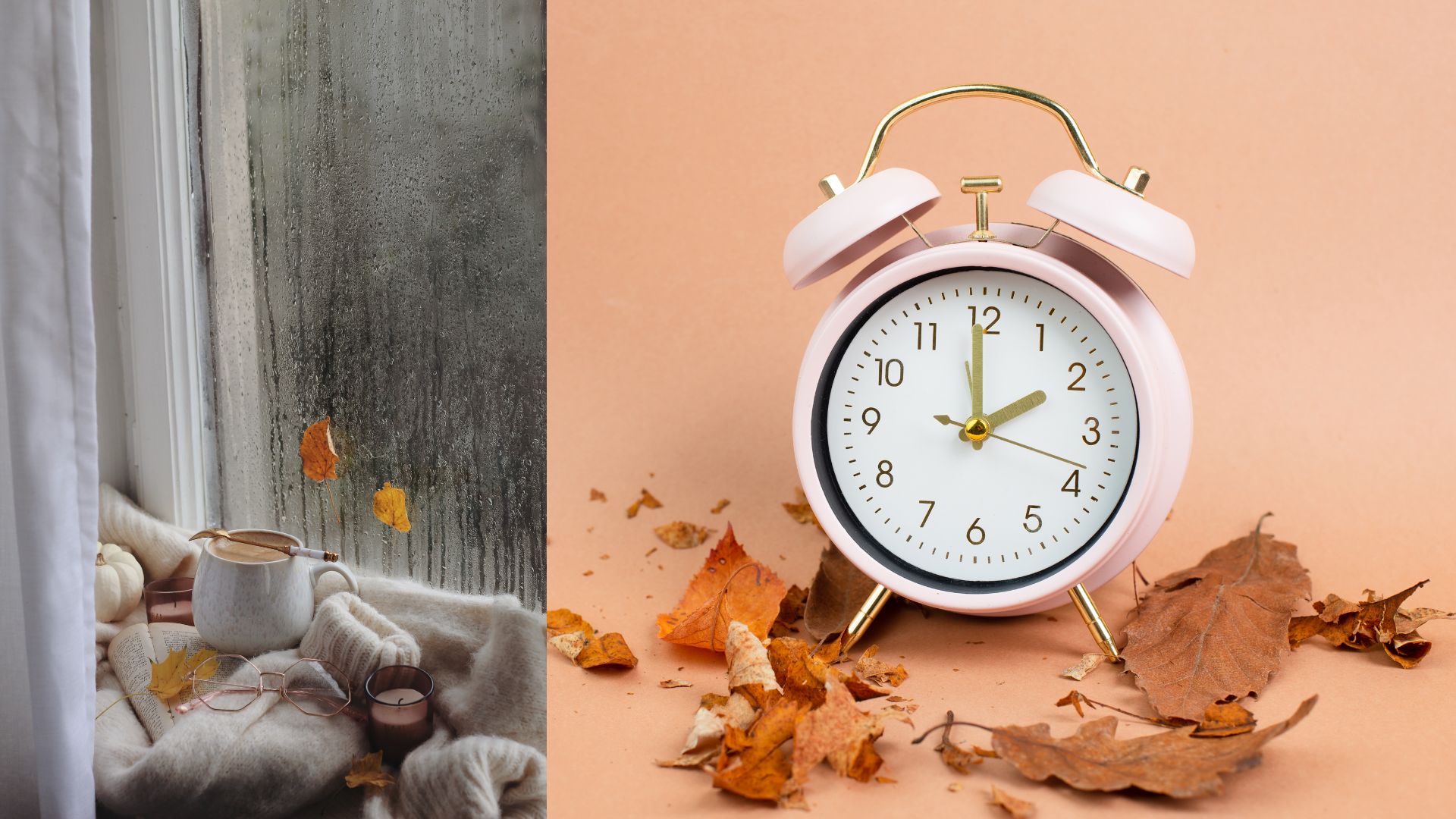 Daylight savings home cleaning seasonal couch leaves clock time