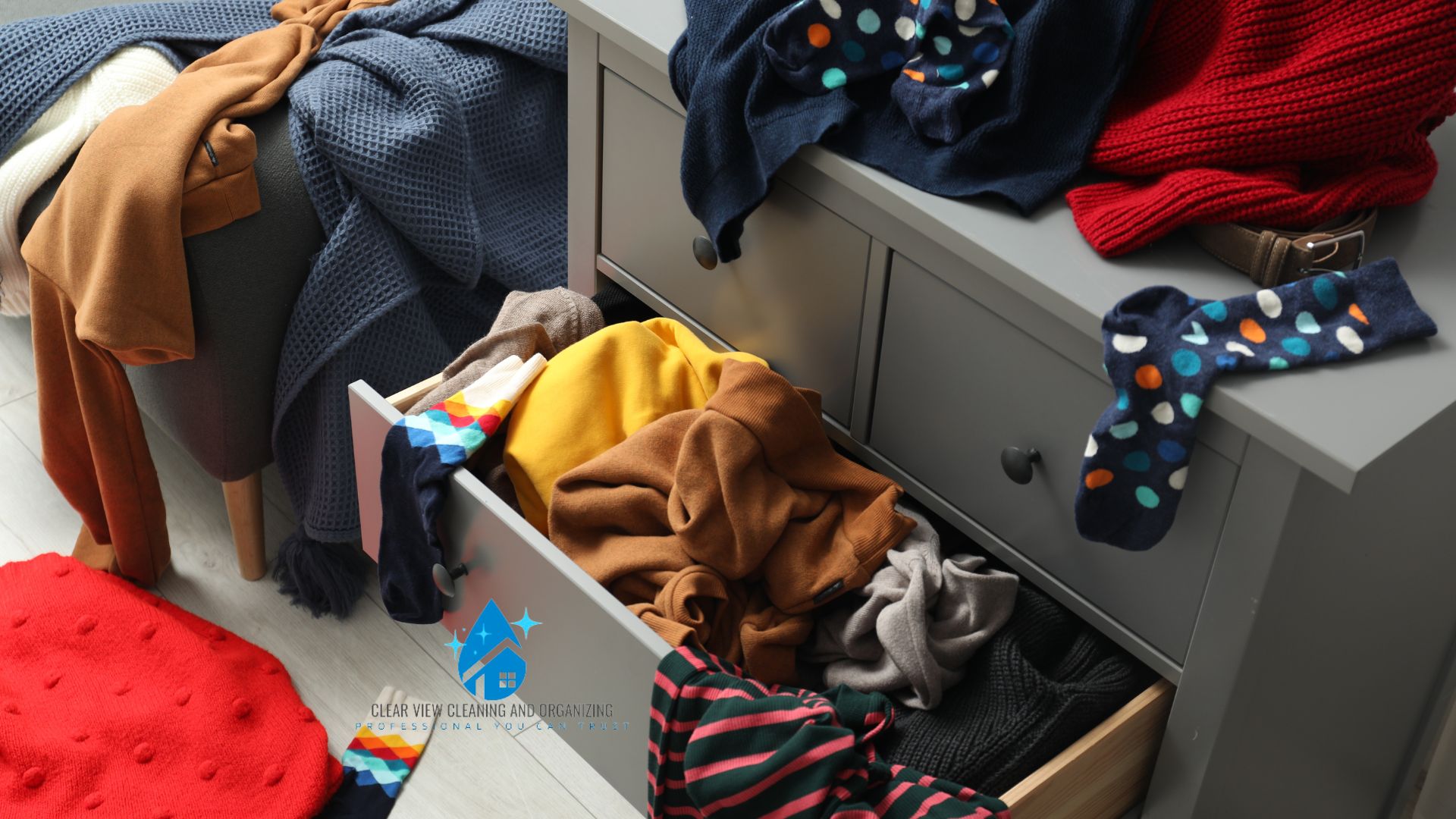 home clutter depression cleaning doom piles laundry dirty clothes mental health lakewood denver