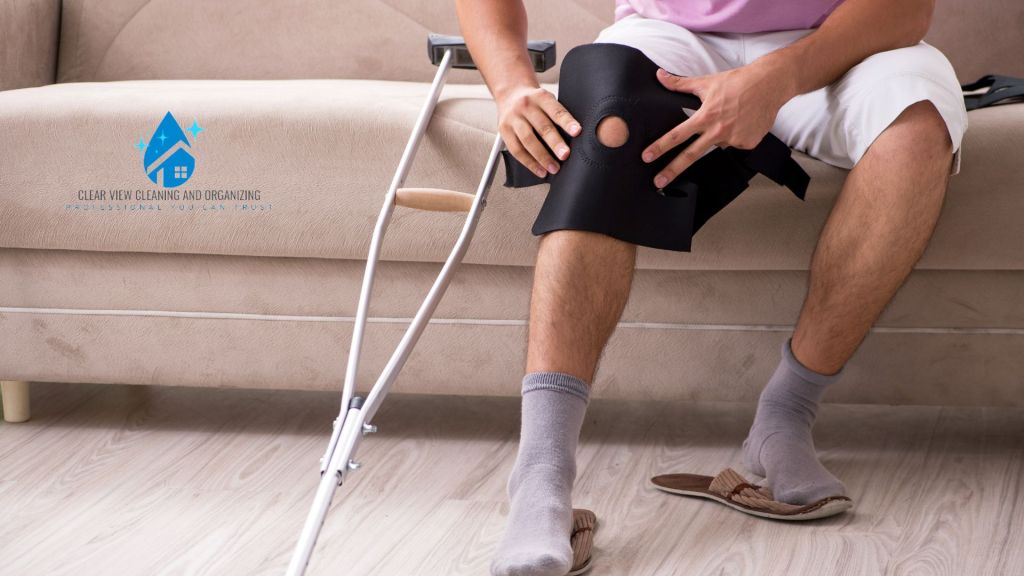 recovering at home from surgery or injury home cleaning service helps
